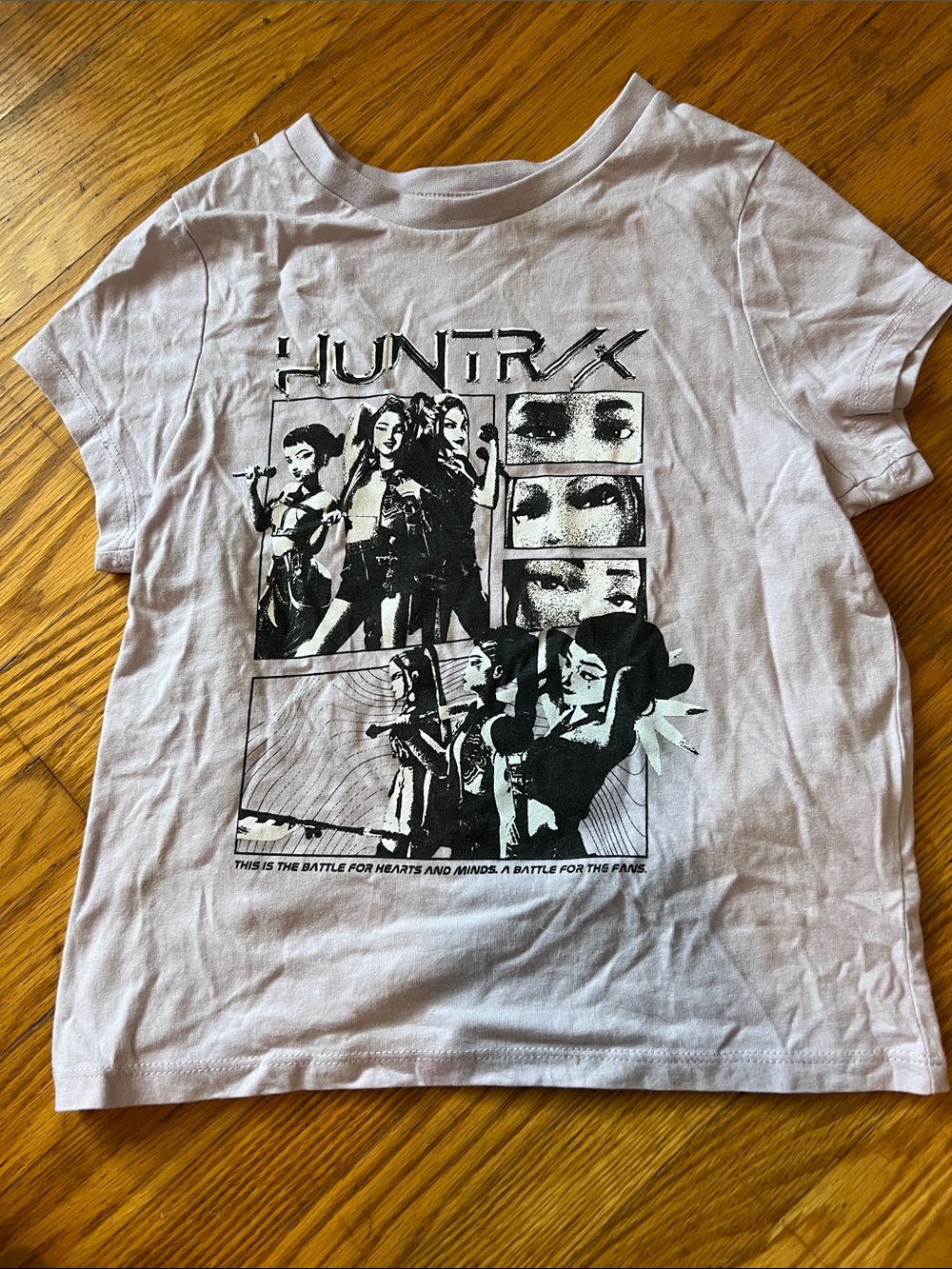 Huntrix Graphic Tee in lavender and Black